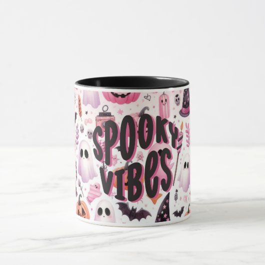 Spooky Vibes Halloween-Tasse Tasse (Zentrum)