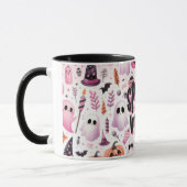 Spooky Vibes Halloween-Tasse Tasse (Links)