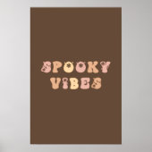 Spooky Vibes Halloween Wall Art Poster (Vorne)
