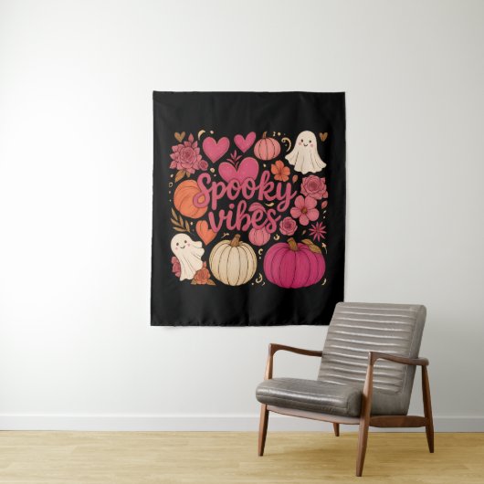 Spooky Vibes — Halloween Wandteppich (Beispiel)