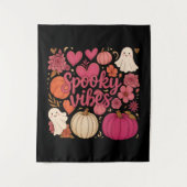 Spooky Vibes — Halloween Wandteppich (Vorderseite)