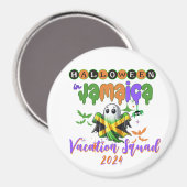 Spooky Vibes in Jamaica Tropical Halloween Fun Magnet (Vorderseite/Rückseite)