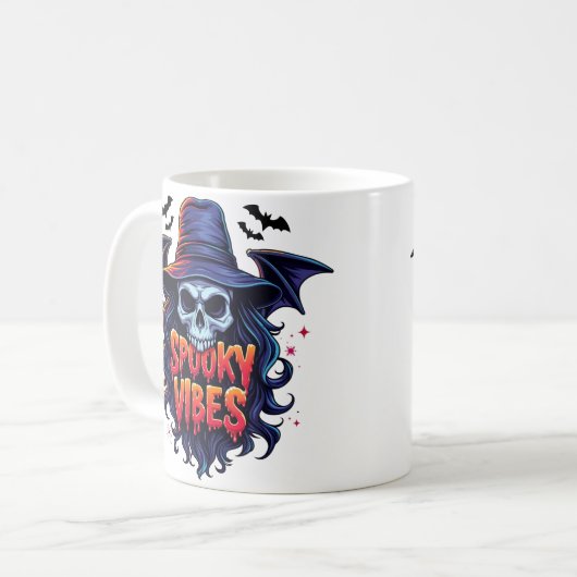 Spooky vibes kaffeetasse (Vorderseite Links)