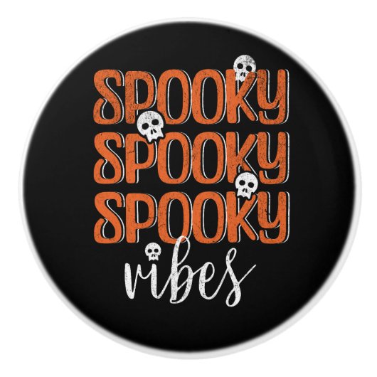 Spooky vibes keramikknauf (Vorderseite)