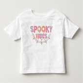 Spooky Vibes Kleinkind T-shirt (Vorderseite)