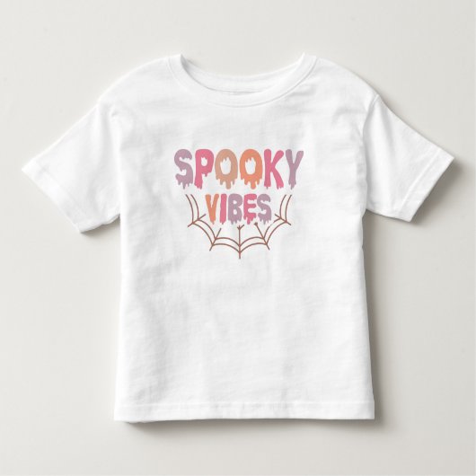 Spooky Vibes Kleinkind T-shirt (Vorderseite)
