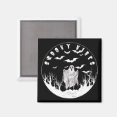 Spooky Vibes Magnet (Vorderseite/Rückseite)