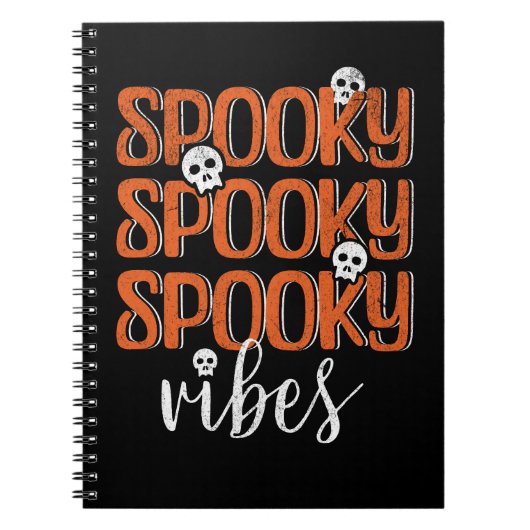 Spooky vibes notizblock (Vorderseite)