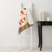 Spooky Vibes nur Halloween-Bat und Blut-Spritzer Sherpadecke (Beispiel)