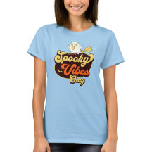 Spooky Vibes nur Halloween Ghost-T - Shirt