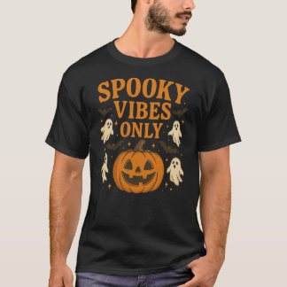 Spooky Vibes nur Halloween Grafik T-Shirt