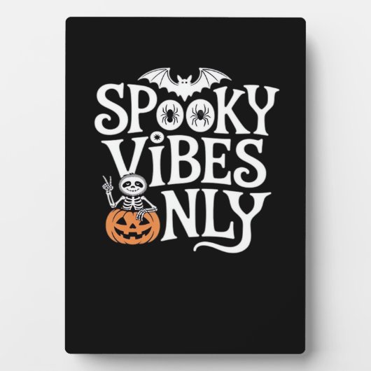 Spooky Vibes nur Halloween Sloth Oversized T-Shir Fotoplatte (Vorderseite)