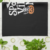 Spooky Vibes nur Halloween Sloth Oversized T-Shir Geschirrtuch (Gefaltet)