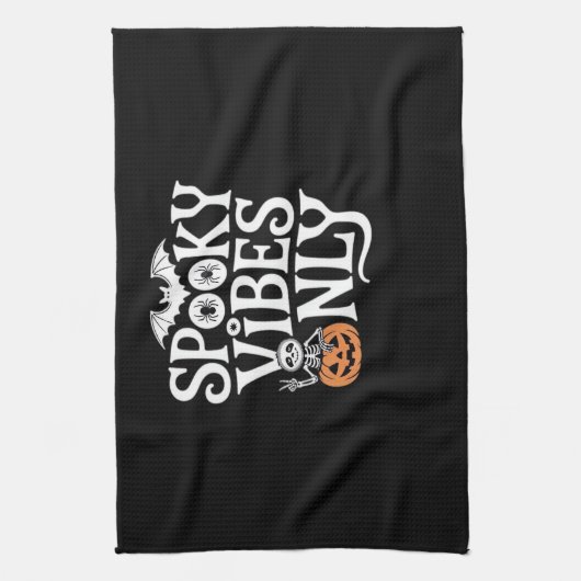 Spooky Vibes nur Halloween Sloth Oversized T-Shir Geschirrtuch (Vertikal)