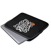 Spooky Vibes nur Halloween Sloth Oversized T-Shir Laptopschutzhülle (Vorne Knopf)