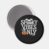 Spooky Vibes nur Halloween Sloth Oversized T-Shir Magnet (Vorderseite/Rückseite)