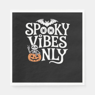 Spooky Vibes nur Halloween Sloth Oversized T-Shir Serviette