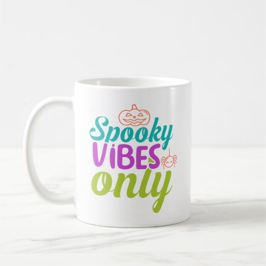 Spooky Vibes Only-40378 Kapuzenpullover Kaffeetasse (Links)