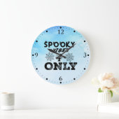 Spooky Vibes Only-67293 Kapuzenpullover Große Wanduhr (Zuhause)