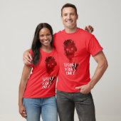 Spooky Vibes Only Red Smoke Skull Halloween Shirt (Unisex)