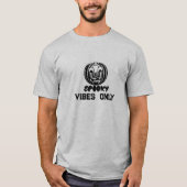 Spooky Vibes Only T-Shirt | Pumpkin Halloween Tee (Vorderseite)