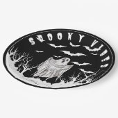 Spooky Vibes Pappteller (Schrägansicht)