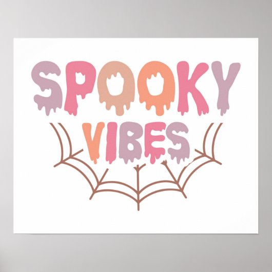 Spooky Vibes Poster (Vorne)