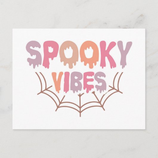 Spooky Vibes Postkarte (Vorderseite)