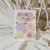 Spooky Vibes Preppy Halloween Einladung