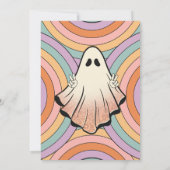 Spooky Vibes Retro Fun Halloween-Party Einladung (Rückseite)