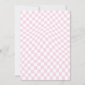 Spooky Vibes Retro Halloween Ghost Geburtstag Einladung (Rückseite)