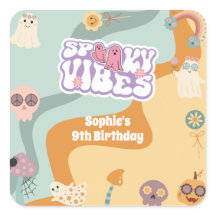 Spooky vibes Rettro Vintage Halloween Kindergeburt