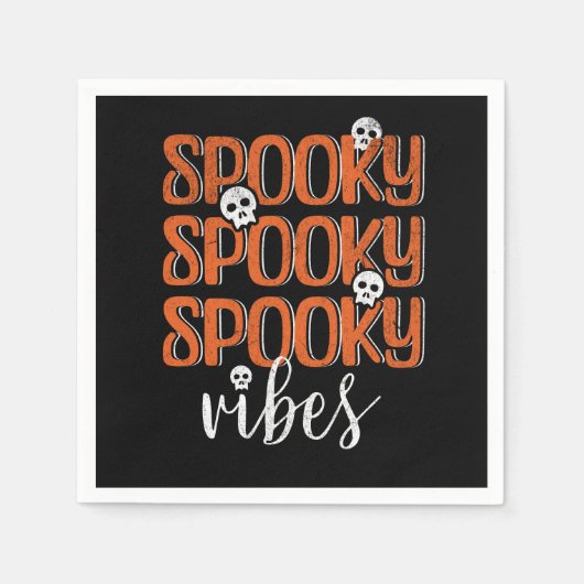 Spooky vibes serviette (Vorderseite)