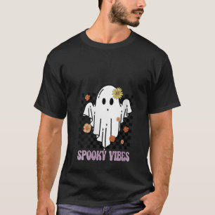 Spooky Vibes Spooky Season Niedlich Ghost Boo Crew T-Shirt