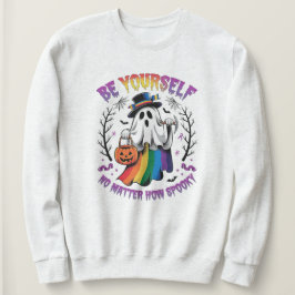 Spooky Vibes Sweatshirt Positive Vibes for LGBTQ