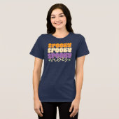 Spooky Vibes Tri-Blend Shirt (Vorderseite voll)