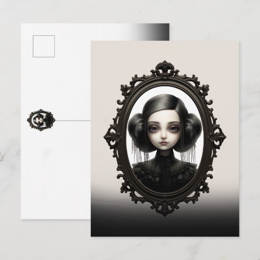Spooky Viktorianisch Gothic Postkarte (Vorne/Hinten)