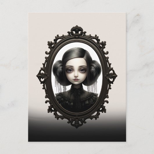 Spooky Viktorianisch Gothic Postkarte (Vorderseite)