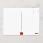 Spooky Viktorianisch Spuk House Halloween-Party In Postkarte (Rückseite)