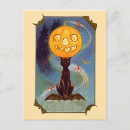 Spooky Vintag Halloween Postkarte
