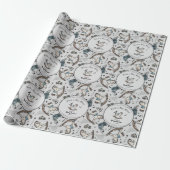 Spooky Vintag Rock a Bye Baby Dusche Geschenkpapier (Ungerollt)