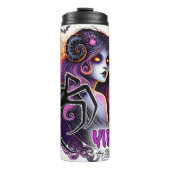 SPOOKY VIRGO ZODIAC HALLOWEEN THERMOSBECHER (Vorderseite)
