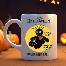 Spooky Voodoo Doll Halloween Kaffeetasse