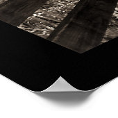 Spooky Walking Bridge Poster (Ecke)