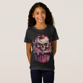 SPOOKY WATERCOLOR HALLOWEEN KUPCAKEN T-Shirt (Vorne ganz)