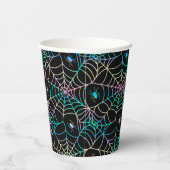 Spooky Webs und gruselige Crawler Halloween Pappbecher (Rechts)