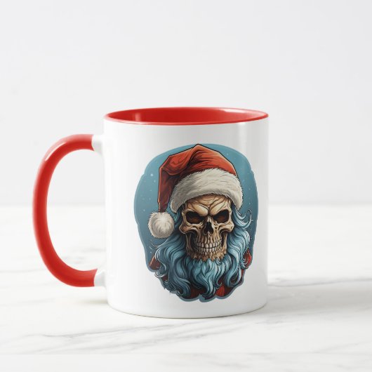 Spooky Weihnachten Weihnachtsmann Funny Weihnachte Tasse (Links)
