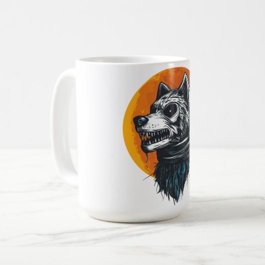 Spooky Werewolf Kaffeetasse (Vorderseite Links)