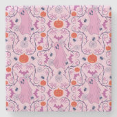 Spooky Whimsy Steinuntersetzer (Vorderseite)