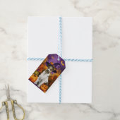 Spooky Wirefox Terrier Dog Halloween Hexenkürbis Geschenkanhänger (Mit Garn)